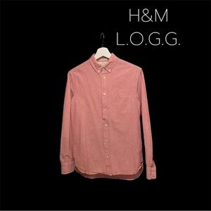 H&M Casual Pink Button Down Shirt